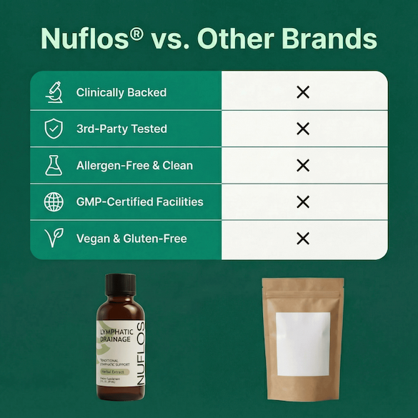 Nuflos Lymphatic Drainage Drops For Daily Wellness And Whole-Body Relief