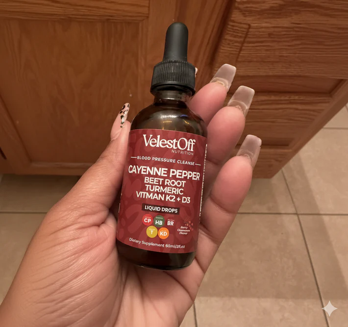 VelestOff Nutrition Blood Pressure Cleanse Liquid Drops